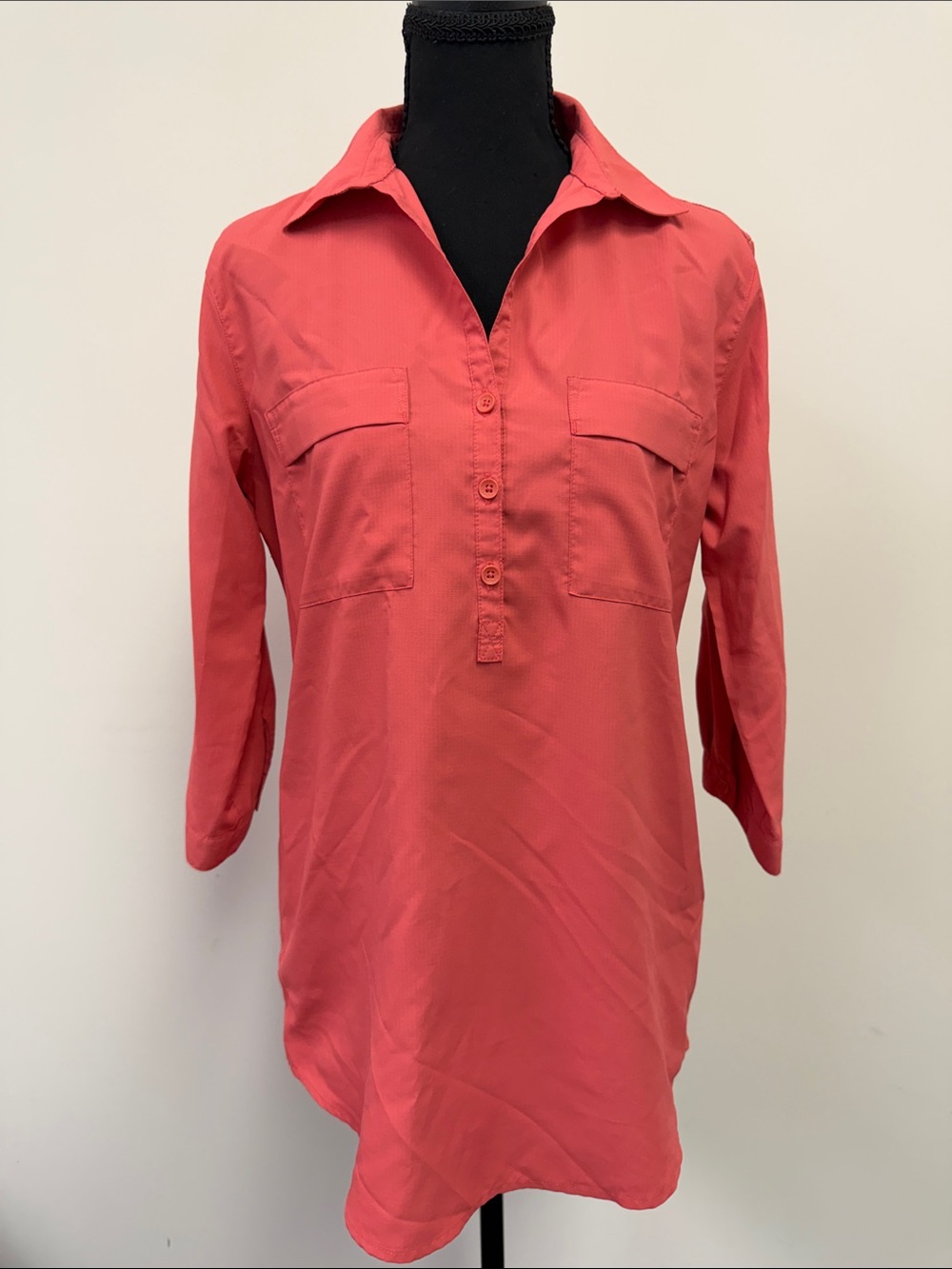 Royal Robbins Coral Button Placket Tunic